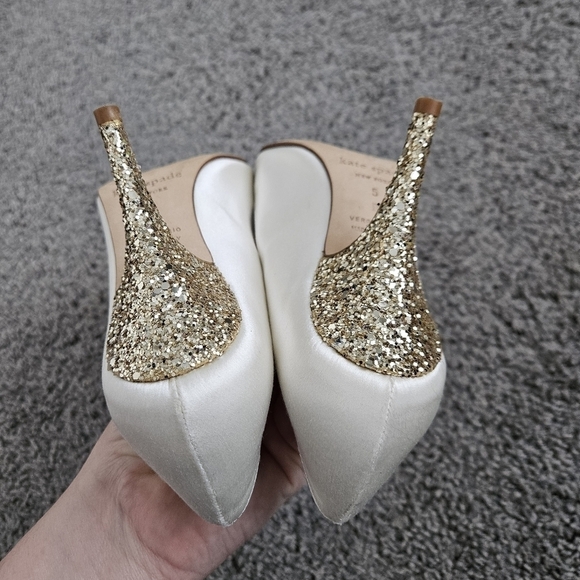 Kate Spade Clarice Bridal Shoes size 5 - Picture 2 of 11